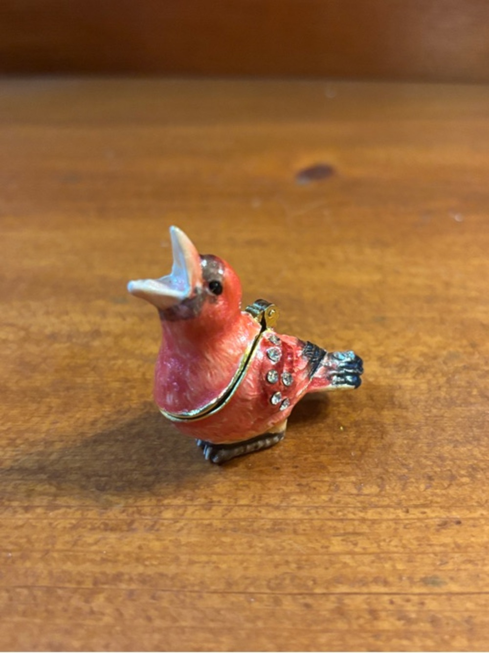Miniature Holly the Cardinal Trinket Box